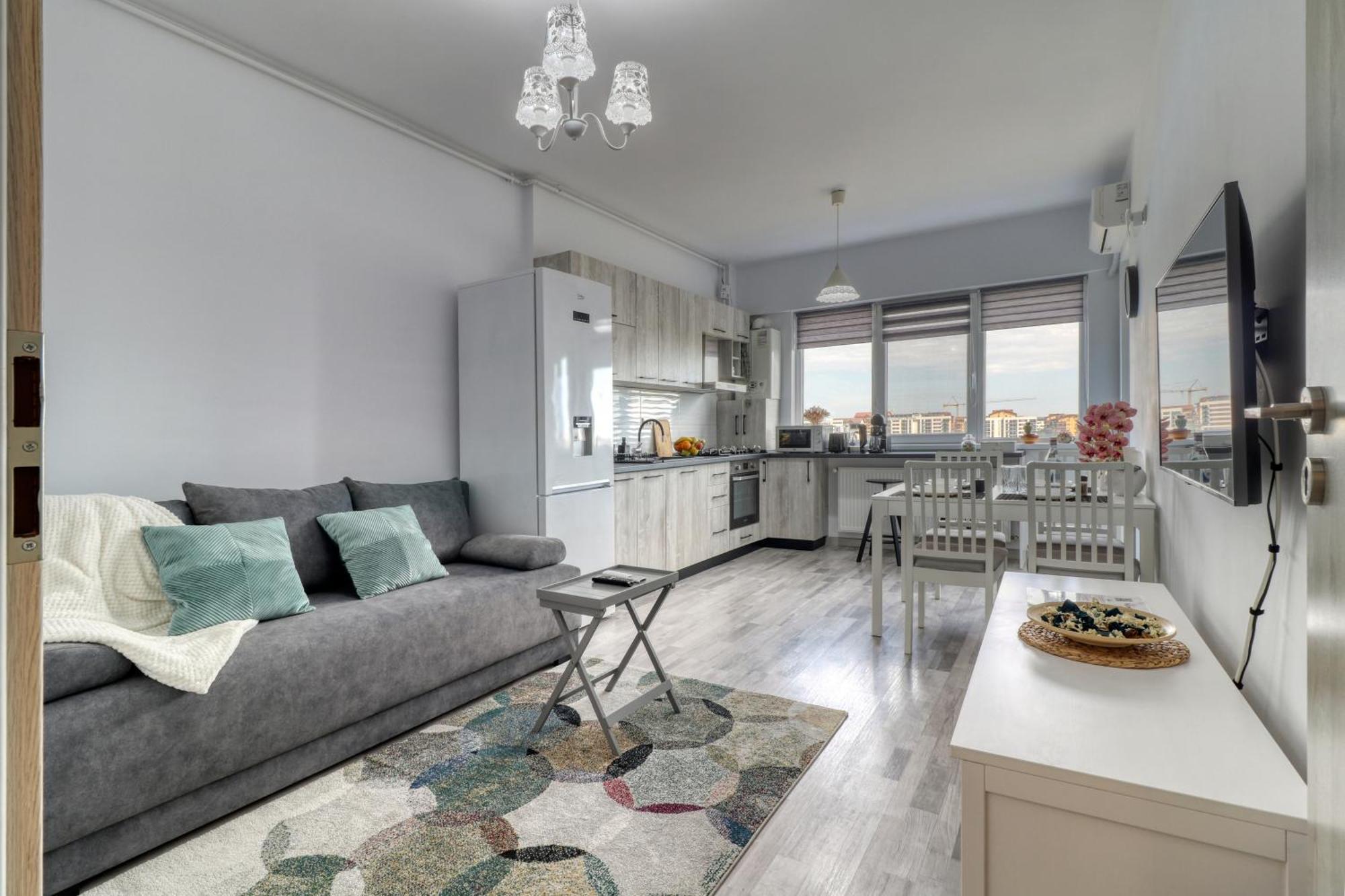 Homie Gray - Private Parking - Self Check-in Apartamento Bucarest